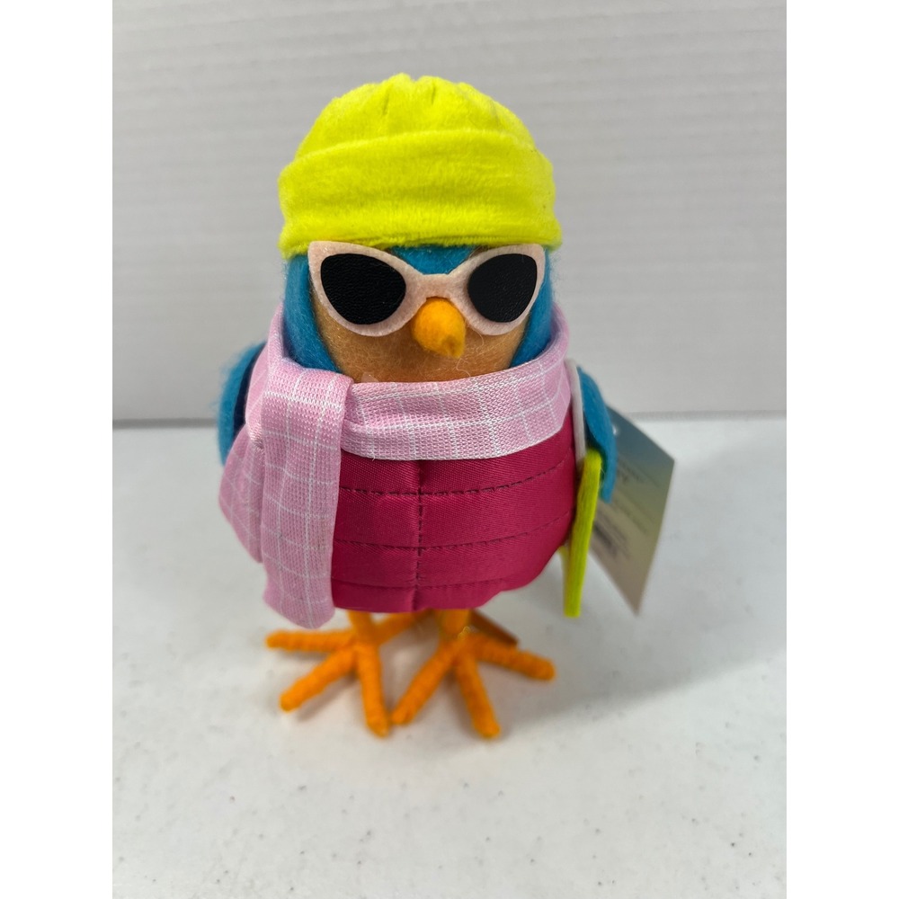 Target Wondershop Featherly Friends Bird Merry Pink Vest Yellow Hat Sunglasses